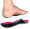 PCSsole Orthotic Arch Support Shoe Inserts Insoles for Flat Feet,Feet Pain,Plantar Fasciitis,Insoles for Men and Women (Red, Men6/Women(5.5-6) 25cm)
