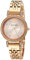 Anne Klein Women's Premium Crystal Accented Bracelet Watch, AK/2928 Rose Gold/Taupe