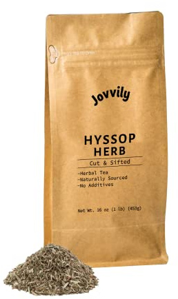 Jovvily, Hyssop Herb Cut & Sifted, 1 Lb