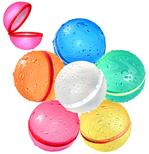 Wiederverwendbare Magnetische Wasserballon, Wasserbombe Selbstdichtend Schnellfüllung, Sommerspielzeug, Sommerparty Wasserspielzeug für Mädchen Jungen ab 3 Jahren