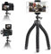 Aitteel mini treppiede per cellulare treppiede da viaggio per fotocamera treppiede da tavolo treppiede flessibile a polipo, compatibile con telefoni cellulari, fotocamere,... (ATAY-11)