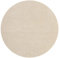 Mia´s Teppiche Taos kuscheliger Kurzflor Teppich, Anti-Rutsch Unterseite, Waschbar bis 30 Grad, Super Soft, Felloptik, Beige, 200 x 200 cm Round