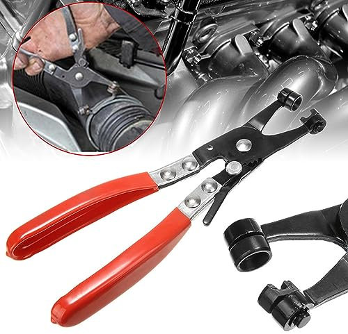 Schlauchklemmenzange Schlauchschellenzange mit Gerader Hals,Auto entfernen Werkzeuge Schlauchklemmen KFZ Werkzeug für Schlauchschellen Entfernungs und Installationswerkzeug