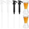 4 Pieces Syrup Pumps, Coffee Syrup Pump Dispenser, 8ml-10ml Syrup Portion Pump, Reusable Syrup Pump for Flavorings Bottles, Coffee Syrup Dispenser Pumps