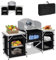 XINZI Cocina de camping plegable armario de cocina para exteriores con estructura de aluminio, compartimentos de almacenamiento y bolsa de transporte, caja de cocina, cocina de viaje, cocina móvil