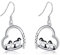 Pinguin Ohrringe aus Sterlingsilber Baumelnde Pinguin Ohrringe Süßer TierMuttertag Schmuck Geschenke für Frauen