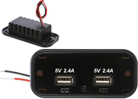 ETUCYNG Doppio blocco di ricarica USB, caricatore da auto a ricarica rapida, blocco caricabatterie caricatore per telefono da auto a ricarica rapida, adattatore per caricabatterie da auto