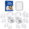 10 Piezas Dilatador Nasal, Dispositivos Anti Ronquidos Silicona - Anti Ronquidos Clips Nasales Magnéticos, Anti ronquidos Mejora la Respiración para Ayudar a Dormir Mejor