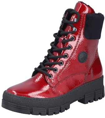 Rieker Sportl Schnür Boot warm Weite H blau