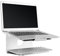 RICOO Soporte portatil escritorio Elevador para laptop PC MTS-02 Base de pie universal Mesa Compatible con Mac-book Ordenador notebook Argénteo