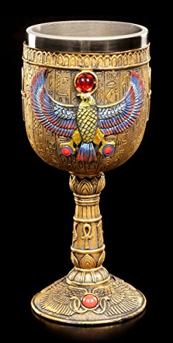 Calice égyptienne avec Dieu Horus – Fantasy – Figurine