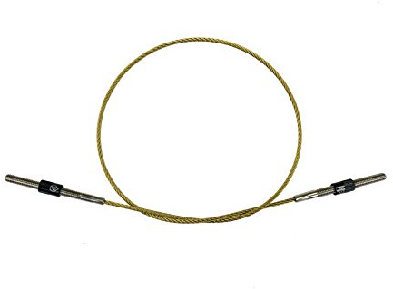 MI&VI Titanium Alloy Double Bass Tail Gut/Tailgut Non-slip Tailpiece with Wire Adjuster, Strand Connecters & Screw Replacements for 4/4 & 3/4 Double Bass