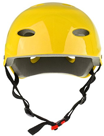 SGerste acqua sport kayak canoe skate casco – 3 taglie disponibili: bambini, giovani, adulti – tutte le misure a scelta giallo, M