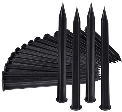 HOLZBRINK PVC Anker zur Befestigung von Rasenkante, Set 100 Stck., HRK-Z01
