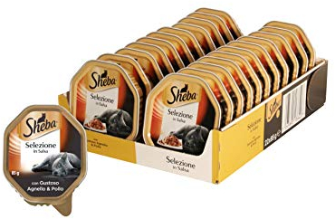 Sheba Auswahl in Sauce mit Geflügel, Katzenfutter - 22 Packungen x 85 g