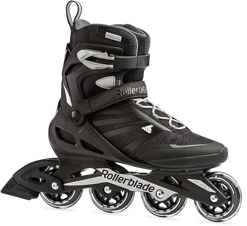 Rollerblade Men ZETRABLADE Inline-Skates 4, SCHWARZ/Silber, EU: 45 (UK: 10.5 / US: 11.5)