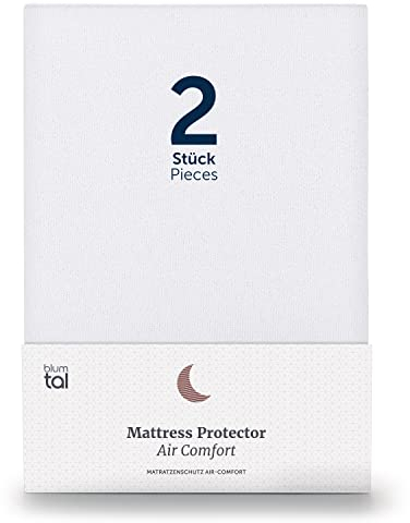 Blumtal Protege Matelas matelassé - Lot de 2 - Protege Matelas 140x190 cm Confortable certifié Oeko-Tex - alèse 140x190 hypoallergénique - protège Matelas imperméable - Standard imperméable