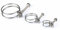 Stainless Steel Double Wire Adjustable Pond Hose Jubilee Clip Clamp Steel Wire Tube Pipe Clip Corrugated Tubing Garden (5, 24-28mm)