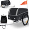 KESSER® Remorque de vélo - Remorque de Charge - Tion Haut avec Embrayage - avec Couvercle - Fonction de Pliage - pour Chariot de Transport de 120 l - 40 kg