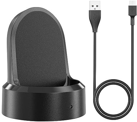 Wanme Caricabatterie compatibile con Samsung Gear S3/Gear Sport/Gear S2, cavo di ricarica USB di ricambio per Samsung Gear S3 (1 pezzi)