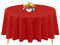 1 Packung rote runde Polyester-Tischdecken, 228 cm, runde Tischdecke, Flecken- und knitterfrei, waschbare Tischdecke für Hochzeiten, Partys, Bankette, Buffettische, Feiertage, Esstische dekorieren