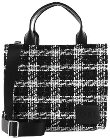 DKNY Handtasche Umhängetasche Hadlee MD Tote Black/White schwarz