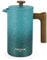 POLIVIAR Cafetiere 8 Cup, French Press Coffee Maker with Wood Handle, Double Walled Insulated Cafetiere &1 Extra Filter, Insulated 1L French Press for Coffee & Tea, Includes 1 Extra Filter