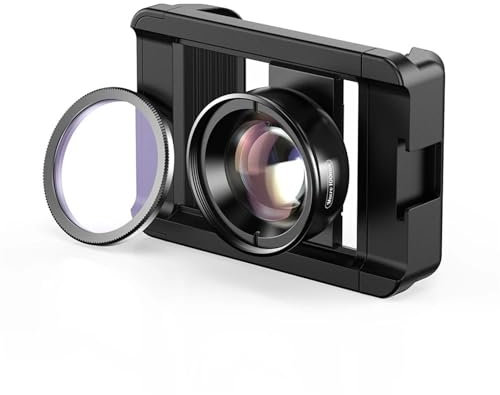 4k high-definition 100mm macro micro lens with CPL filter for multifunctional fixtures suitable for all smartphones