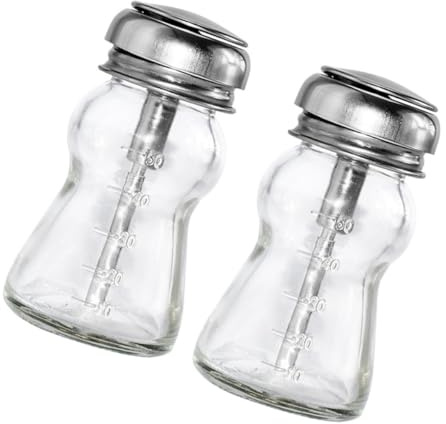 SAFIGLE Dissolvant Vernis à Ongles Flacons Verre Pompe Lot de 2 60 ML pour Nettoyage Ongles et Nail Art