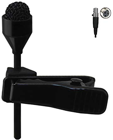 J K Pro Condenser Lavalier Lapel Condenser Microphone MIC-J 044 Compatible with AKG Wireless Transmitter