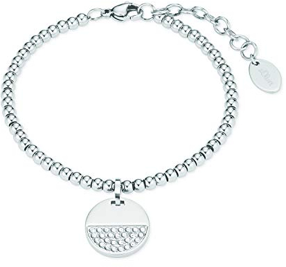 s.Oliver Damen-Gliederarmbänder Edelstahl Kristall 2022649