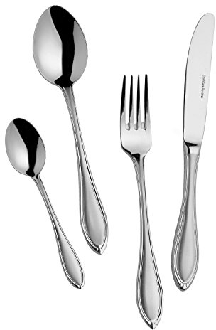 Mulex 200404/0/30 Boston Besteckset, Edelstahl 18/0 Nickelfrei, Silber