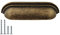 French Furniture Fittings Set of 6 Long Pull Cup Handles for Kitchen Drawers & Cabinets – Antique Brass, Pewter, Chrome or Brushed Brass – Elegant, Durable, Easy to Install – 96mm Between Fixings