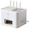 MNBVH WLAN Router Storage Box, Kabel Verstecken Box für Schreibtisch, Steckdosenbox, Router Dekorative Box für Wohnzimmer, Office White