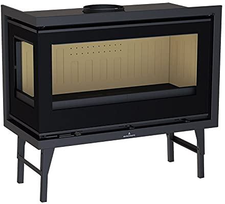 Estufa DE LEÑA INSERTABLE BRONPI Modelo CAIRO-110-E (IZQUIEDA)