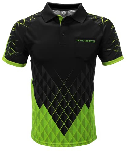 Harrows Paragon Dart Shirt Green XXXL