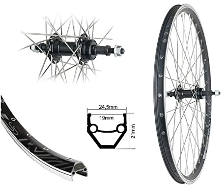 24 Zoll Hinterrad DMS19 Fahrrad Hinterrad Laufrad Felge Schraubkranz Vollachse