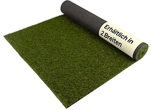 Primaflor Kunstrasen - FRANCIS, 4,00m x 0,50m, Verschiedene Größen, 22 mm Hoch, UV-Beständiger, Wasserdurchlässiger, Rasenteppich, Outdoor Bodenbelag, Kunstgras für Garten, Terrasse und Balkon