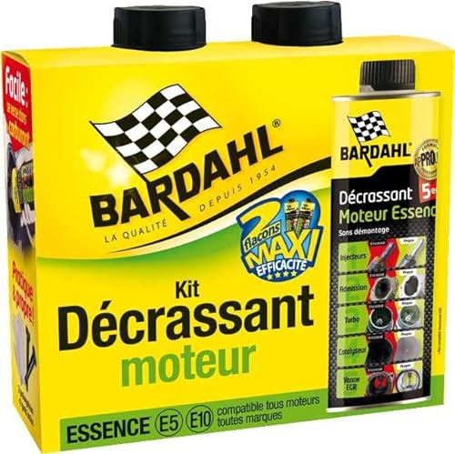 Pack décrassant moteur essence 5 en 1 BARDAHL 2x300ml