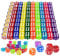 Dilightnews 100 Stück 6 Seitige Würfel Bunt Set, Spielwürfel Bunt, Würfelspiele Tischspiele, spielwürfel, würfel Set, dice Set, würfel bunt, würfelspiel, für Tischspiele, Würfelspiele (10 Farben)