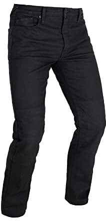 OA AAA Straight Men's Motorcycle Jeans Blk 34/32