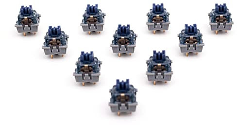 GK GAMAKAY Pegasus Silent Tactile Keyboard Switch with LED Diffuser for Backlit Mechanical Keyboard 5 Pin Pre-lubed Switches for DIY (Pegasus V2 Switch-70Pcs)