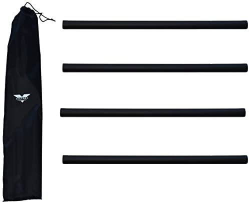Victory Martial Arts Escrima-Sticks mit Schaumstoffpolsterung, 66 cm, für sicheres Üben, mit Tragetasche, 4 Stück