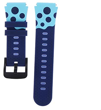 vsilay Ersatz-Uhrenarmband aus Silikon, schweißfest, universell für 16 mm/20 mm breite Kinder-Telefonuhr