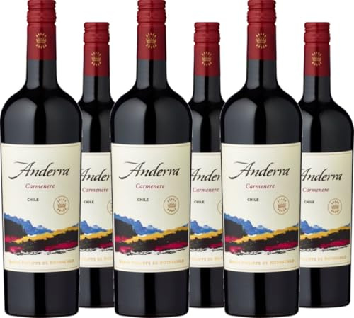 Baron Philippe de Rothschild 6er Vorteilspaket Anderra Carmenère Valle Central 2020 (6 x 0.75 l)