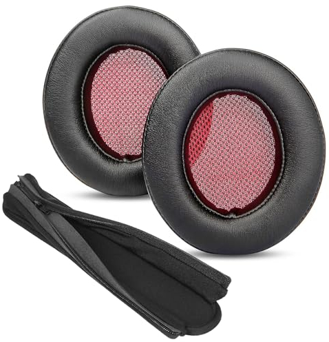 ACCOUTA Premium Ersatz Ohrpolster Kissen Kompatibel mit Teufel Real Blue/Real Blue NC/Real Pure (2020) Stereo Kopfhörer Ohrpolster mit weicherem Protein Leder und Memory-Schaum