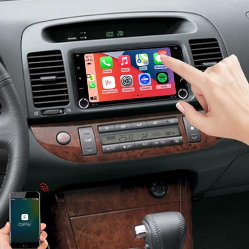 incifum Für Toyota Corolla & Camry Radio-Upgrade 2002-2008, 7 Zoll Touchscreen, CarPlay & Android Auto Ready, inkl. Kamera