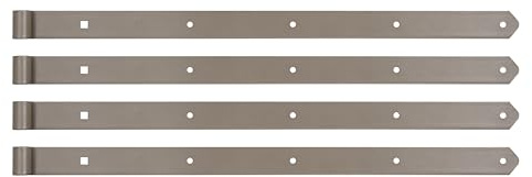 Alberts 821326 DURAVIS® Ladenband | gerade, Abschluss abgerundet | perlbeige duplexbeschichtet RAL 1035 | Rollen-Ø 16 mm | Größe 800 x 45 mm | 4er Set