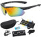 Polarisierte Sportbrillen-Set, modische winddichte Fahrradbrille, winddichte Rennradbrille, Schutzbrille, Schutzbrille, 5 Linsen, Reitbrille für Radfahren, , Laufen
