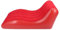 Risegun Aufblasbares Liegesofa, PVC, Bequem, Tragbar, Zum Schlafen, Camping, Schlafsofa für Zuhause, Picknick, Wandern, Parkreisen (Rot)